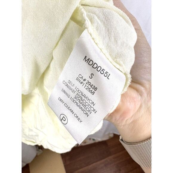 Miss Me Off--White Lacy Embroidered Tunic Length Peasant Top Boho Sz Small EUC - Picture 6 of 10